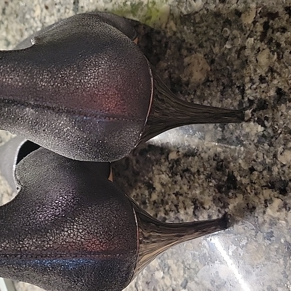 Aldo Shimmering Black High Stiletto Heels Womens Size 10, Party, Career - Picture 7 of 7